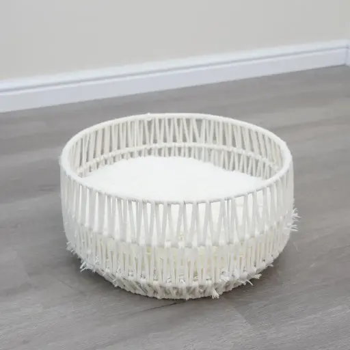 [HY240185] Catry Cat Bed Basket 40x40x20h cm 
