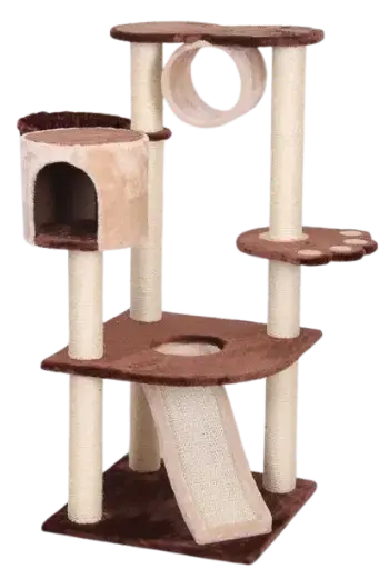 [HY6686] Catry Cat Tower With Scratcher 55x55x122cm