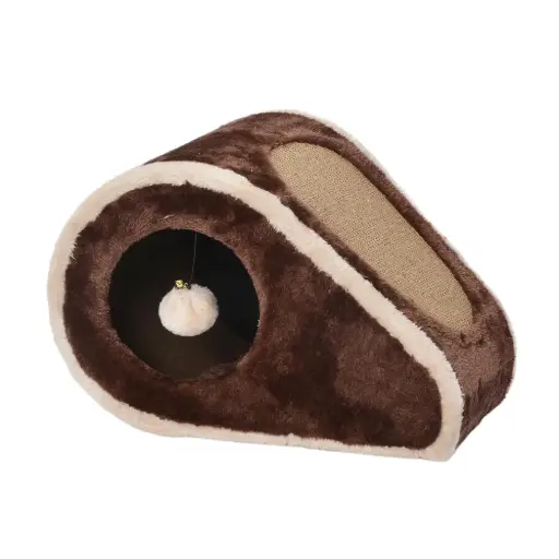 [HY17364] Catry Cat Tree House Scratcher With Toy 39x30x27cm 