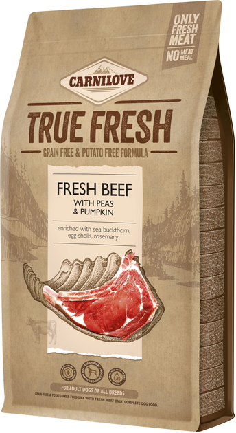 [8595602546039] Carnilove True Fresh Beef for Adult Dogs 1.4kg 