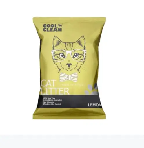 [6970882712039] Cool Clean Clumping Cat LitterWeight: 5kg, Fragrance/Flavour: Lemon