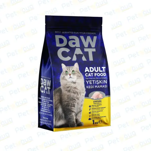 [8698726982551] Dawcat Adult Cat Food Chicken Dry Cat Food Bag1kg