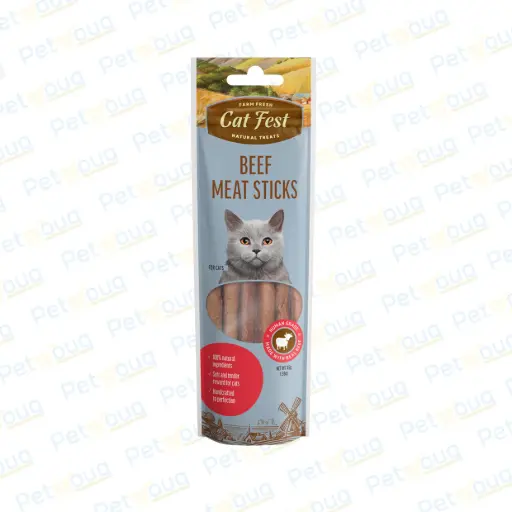 [79711571] Cat Fest Meat Sticks Beef Cat Treat Stick 45g