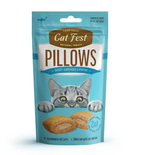 [79207767] Cat Fest Pillows Salmon Cream Cat Treat Bag 30g