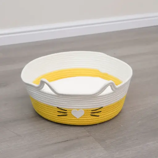 [HY240188] Catry Cat Bed Basket 40x40x21h cm 