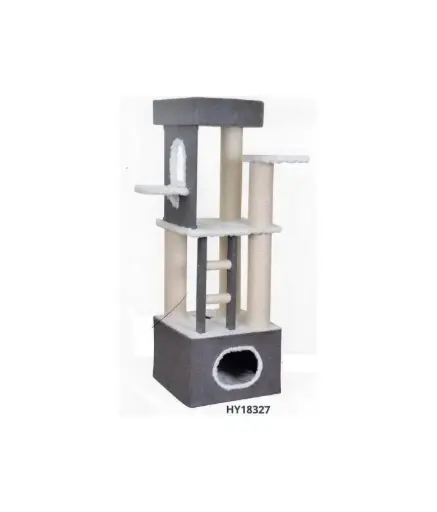 [HY18327] Catry Stylish Scratch Post [Dimension - 60 x 60 x 177cm]