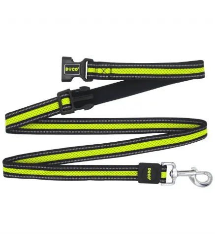 [DCA1372-S7SM/L] DOCO® Athletica Easy-Snap Air Leash 6ft (DCA1372)Sizes: M/L, Color: Safety Lime