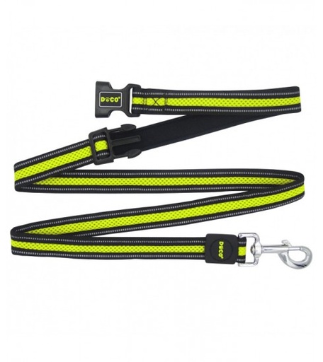 [DCA1372-S7SS] DOCO® Athletica Easy-Snap Air Leash 6ft (DCA1372)Sizes: S, Color: Safety Lime