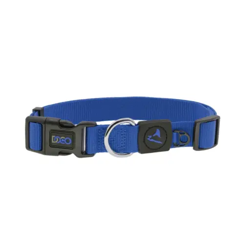 [DCSN002-02XL] DOCO Signature Nylon Collar (DCSN002)Color: Blue, Sizes: XL