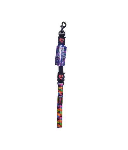 [DCLB1122-TRL] DOCO® LOCO Shock Absorbing BUNGEE Leash - SHORT (DCLB1122)Sizes: L, Pattern/Texture: Triangles