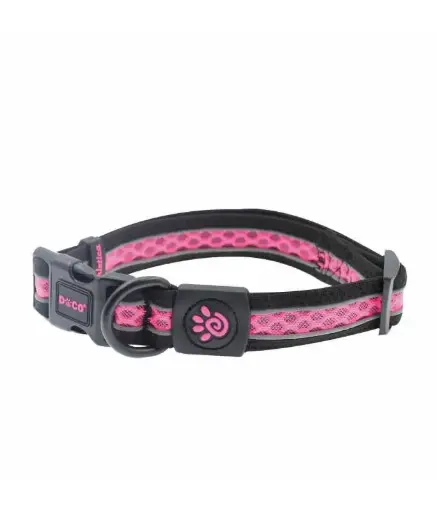 [DCA032-04L] DOCO® Lunar Mesh Collar (DCA032)Color: Pink, Sizes: L