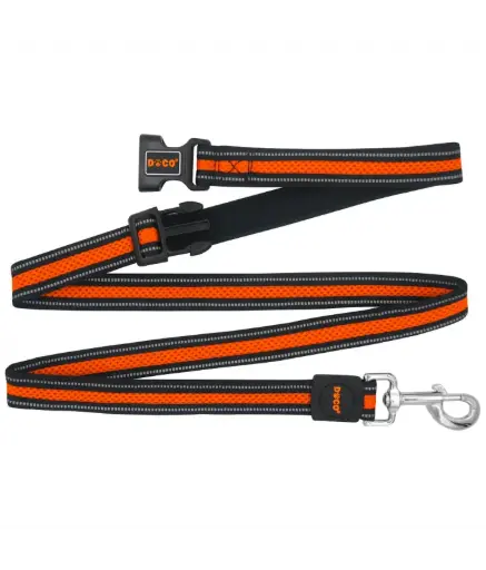 [DCA1372-S8S] DOCO® Athletica Easy-Snap Air Leash 6ft (DCA1372)Sizes: S, Color: Safety Orange
