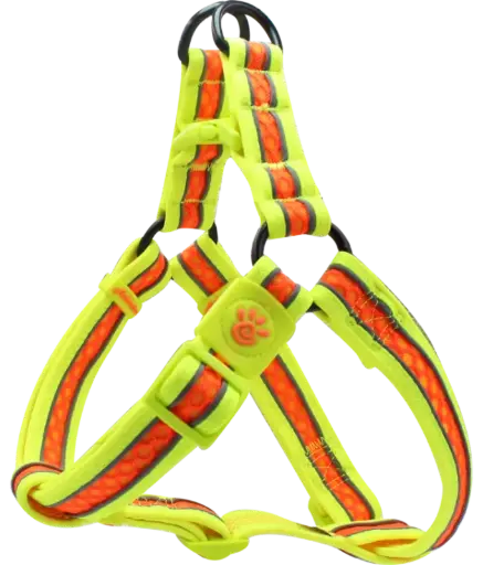 [DCA232-S8M] DOCO® Lunar Mesh Step in Harness (DCA232)Sizes: M, Color: Safety Orange 