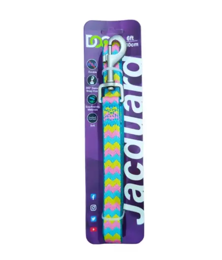 [DCJ1072-D24M/L] DOCO® Stitched- Weaved Dog Leash 6ft (DCJ1072)Sizes: M/L, Color: D24 