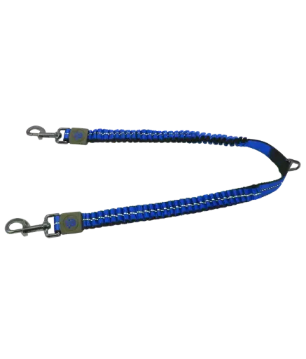[DCVX2-15S] DOCO® VARIO Bungee Coupler Nylon Dog Leash - BUNGEE CORD (DCVX2)Sizes: S, Color: Navy Blue