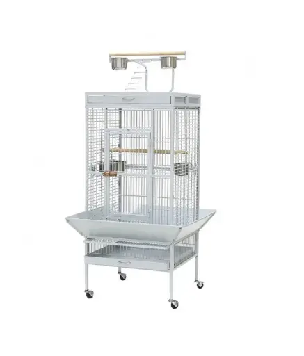 [BC-A11] DayangBirdCage(A11)-82x77.4x164cm-White
