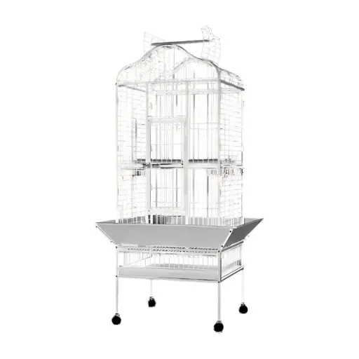 [BC-A14-WHT] Dayang Bird Cage (A14) - 82.5 x 77.5 x 156cm-White