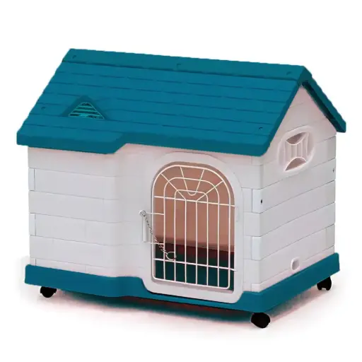[BC-085-BLU] DayangDogCage(085)-63.5x46x58.5cm-Blue