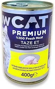 [8698726982308] DawCat Adult Wet Cat Food with Real Chicken Pieces in Gravy (400g Can)