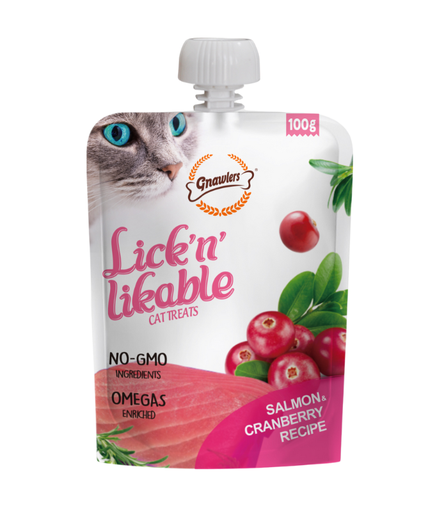 [DL11452] Dentalight Caviar+ Creamy Lickable Cat Treat 5pcs x 10g -  Caviar & Duck Flavour 
