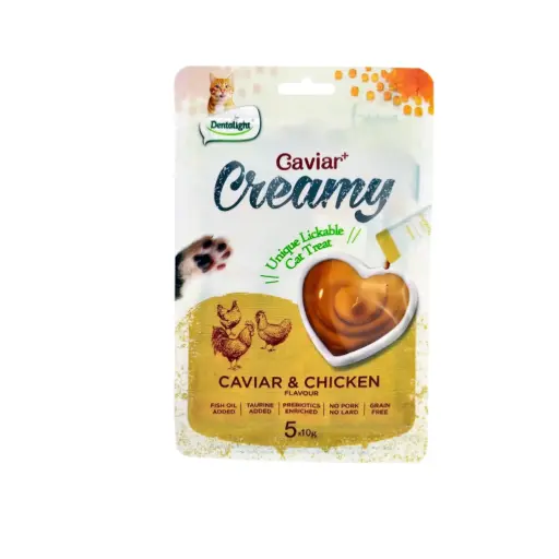 [DL12350] Dentalight Omegas+ Crunchy Cat Treat 60g - Omegas & Chicken Flavour