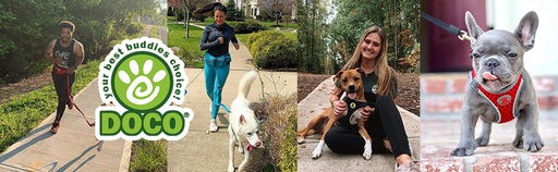 [DRL16-01M] Doco All Day Adventure Retractable LeashColor: Black, Sizes: M