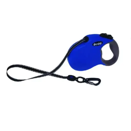 [DRL16-02M] Doco All Day Adventure Retractable LeashColor: Blue, Sizes: M