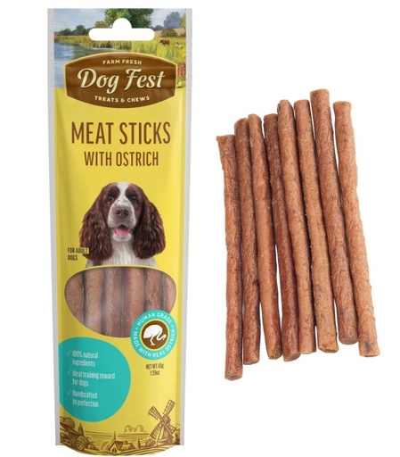 [79208962] Dog Fest Meat Sticks With Ostrich For Adult DogsWeight: 45g 