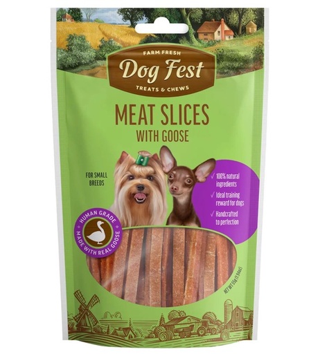 [79208986] Dog Fest Slices With Goose For Small BreedsWeight: 55g 