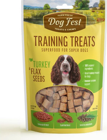 [79711922] Dog Fest Training Treats Turkey & Flax Seeds 90gWeight: 90g 