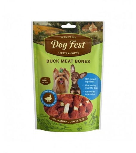[79711526] Dog Fest Duck Meat Bones For Mini-Dogs - 55g (1.94oz)Weight: 55g 