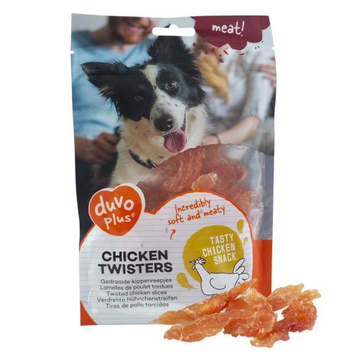 [LR11951] Duvo Dog Snack 80gFragrance/Flavour: Chicken, Options: Strips 