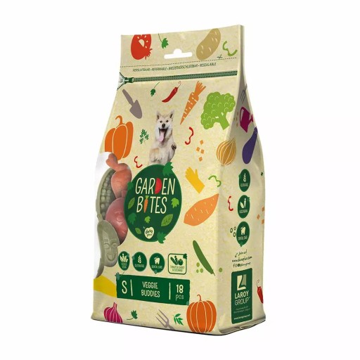 [LR11649] Duvo Garden Bites Veggie Friends Mixed Colors 270g - PouchLength: 6cm, Count: 18 