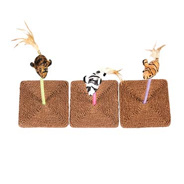 [LR9-52371] Duvo Mouse on pedestal - Cat Toy 