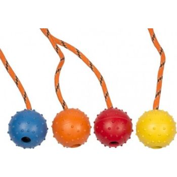 [LR10460] Duvo Rubber Dental Ball With Rope Mix Mixed Colors 33cmLength: 33cm