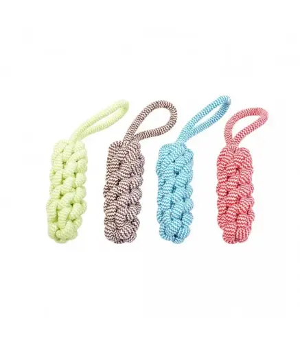 [LR4705092] Duvo Scooby Rope Stick With Loop Mixed Colors 30.5cmLength: 30.5cm