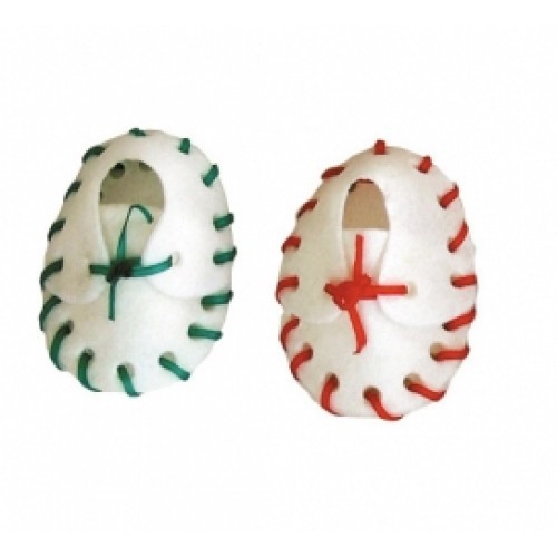 [LR9-60320] Duvo Shoe Rawhide White Coloured Laces 2pcs - 6cmLength: 6cm 