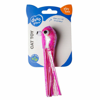 [LR12115] Duvo+BlinkyOctopusWithElasticPurple-16,5x7x3cm