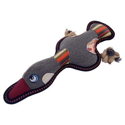 [LR13975] Duvo+ Canvas Duck 33x13x6cm, Grey 