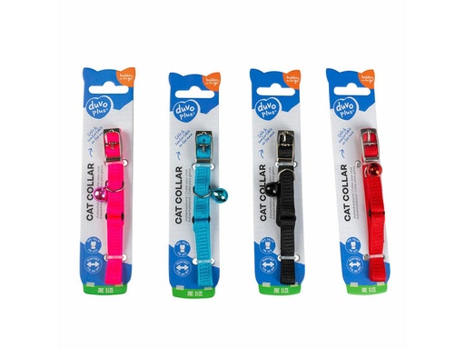 [LR11196] Duvo+ Cat Collar Uni 2 Nylon Mixed Colors 20-30cm / 10Mm 