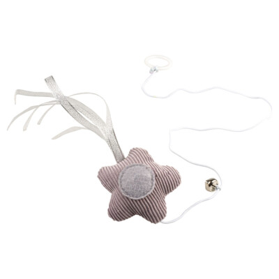 [LR12085] Duvo+ Cushy Star With Elastic & Bell Grey - 17,5x6,5x3cm 