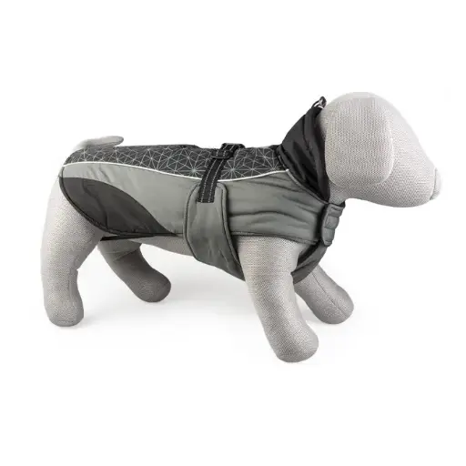 [LR13237] Duvo+ Dog Jacket Hi Vis Casual Red/BlackSizes: M