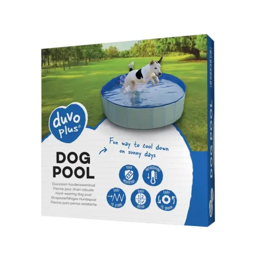 [LR11760] Duvo+FoldableDogPool-Blue(80x30cm)-Compact&RefreshingSummerFun