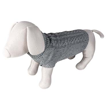 [LR13252] Duvo+ Dog Sweater Cozy, GreySizes: M 