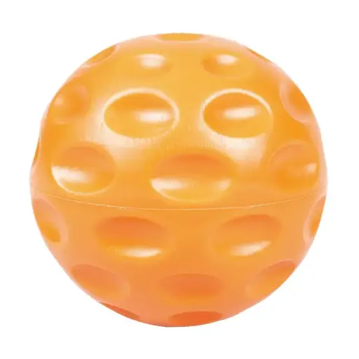 [LR12776] Duvo+ Dog Toy Giggle Ball 9cm Color: Orange