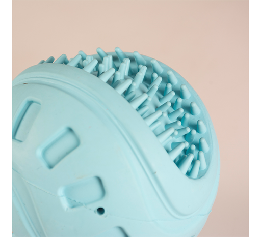 [LR13718] Duvo+ Dog Toy Rubber Giggle Ribble Ball 8,5x8,5x8,5cmColor: Blue 