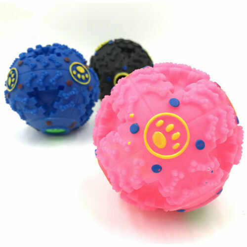 [LR13717] Duvo+ Dog Toy Rubber Giggle Ribble Ball 8,5x8,5x8,5cmColor: Yellow 