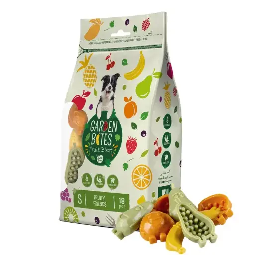[LR12711] Duvo+ Garden Bites Fruity Friends 7cm-18Pc-Mix Colors