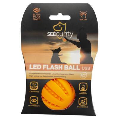 [LR13693] Duvo+ LED Flash Ball 6,4x6,4x6,4cm, Orange 