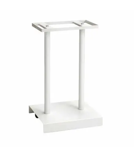 [LR12914] Duvo+ Bipod Metal Bird Cage Stand – White (38x21cm) | Stable & Elegant Support for Birdcages
